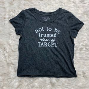 Fifth Sun Charcoal Gray T-shirt